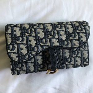Dior navy oblique belt bag